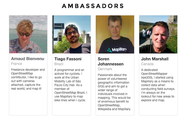 Mapillary Ambassadors