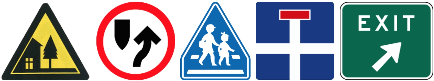 Traffic sign examples