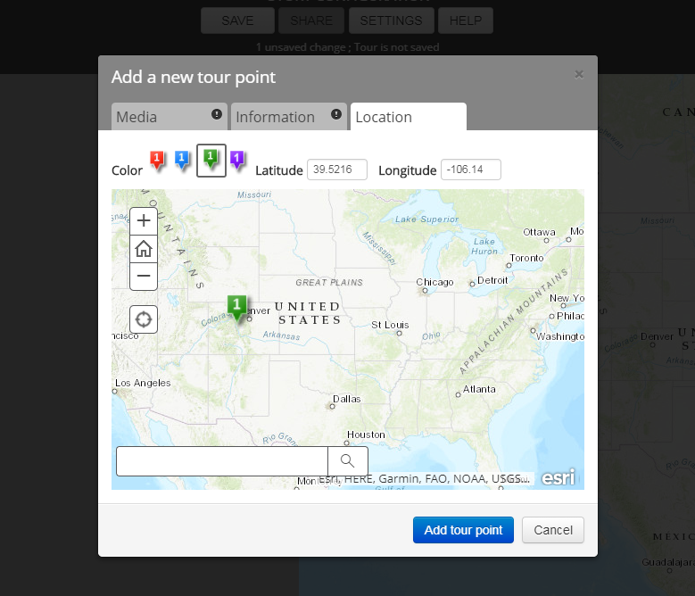 Esri Story Map with Mapillary