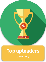 Top uploaders January 2018