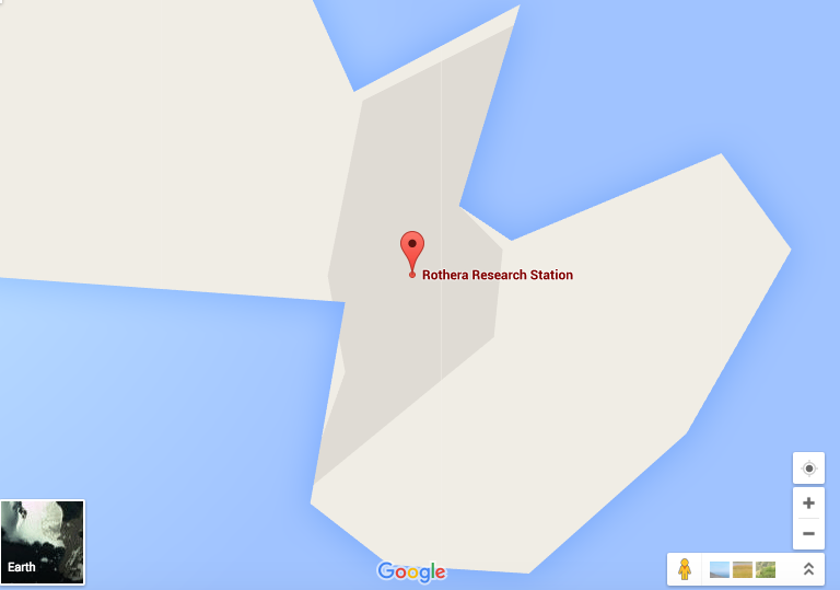 antarctica google maps