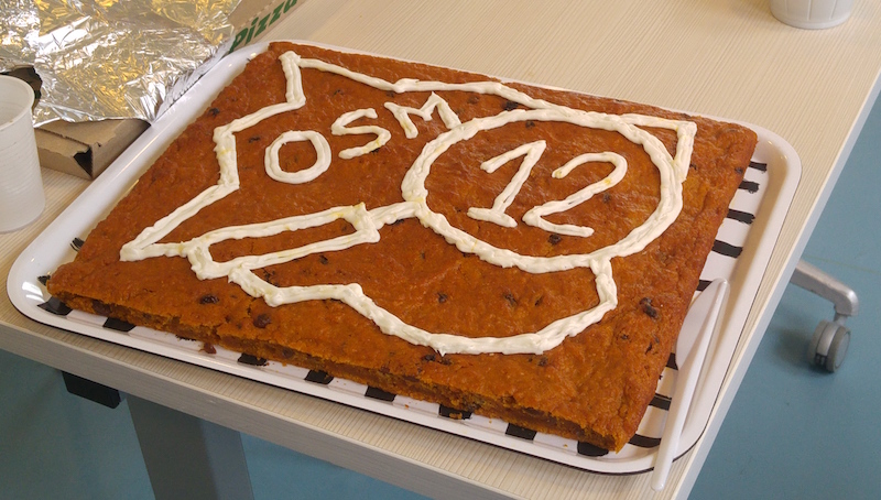OSM 12th anniversary cake