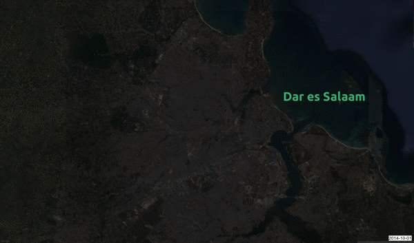 Dar es Salaam Coverage Timelapse