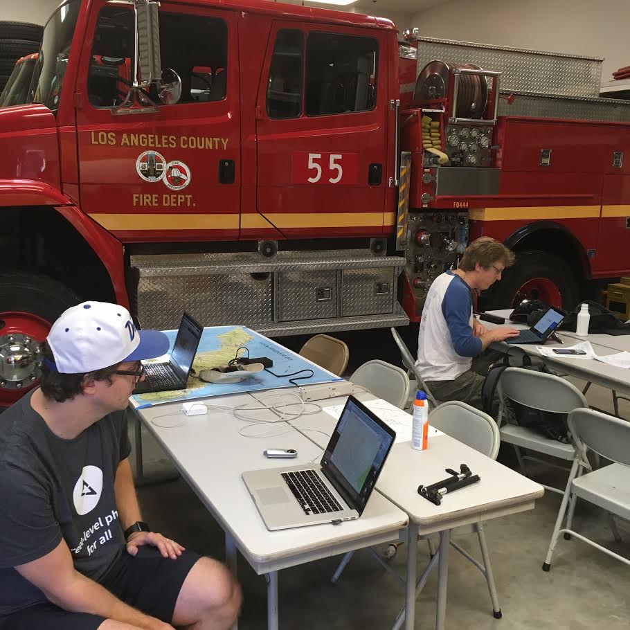 Los Angeles County Fire Department Station 55 command center