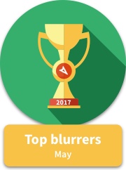 Top blurrers May 2017