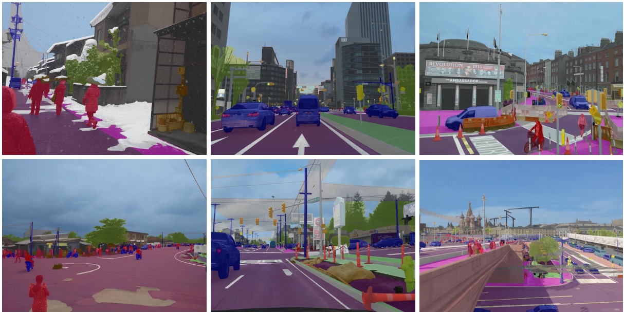 Mapillary Vistas example images