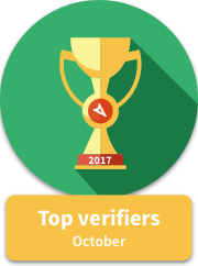 Top verifications October 2017