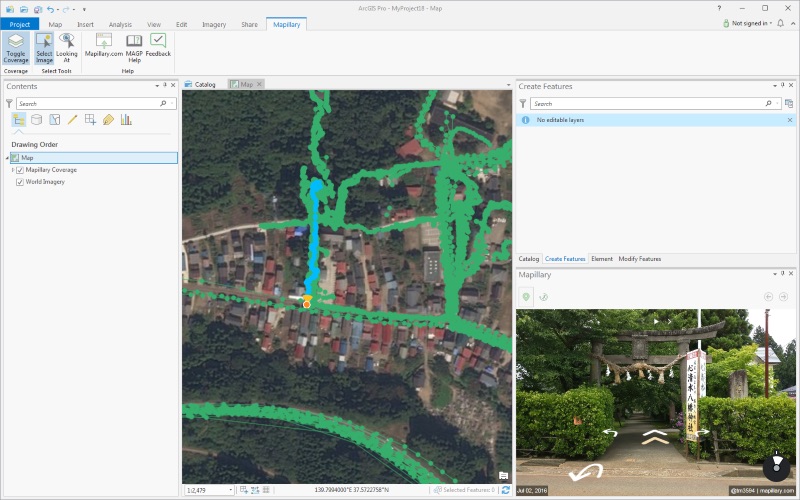 Mapillary for ArcGIS Pro