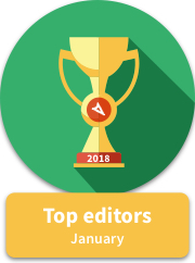 Top editors January 2018