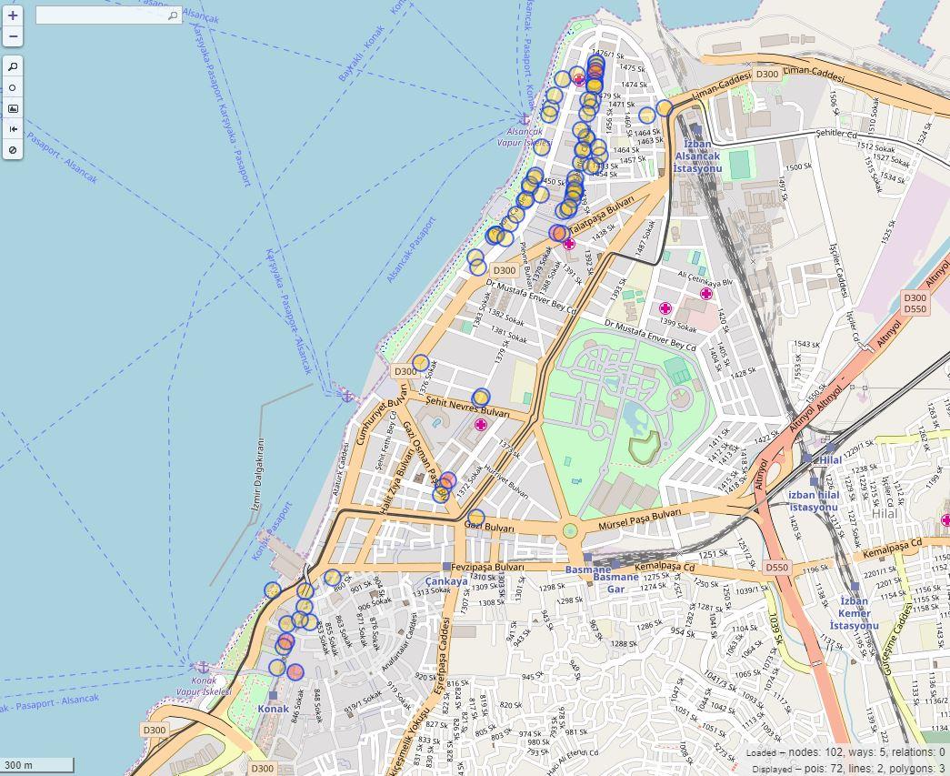 Wheelchair access mapping in Izmir
