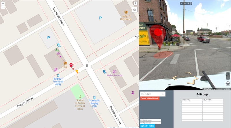 Adding fire hydrants to OpenStreetMap