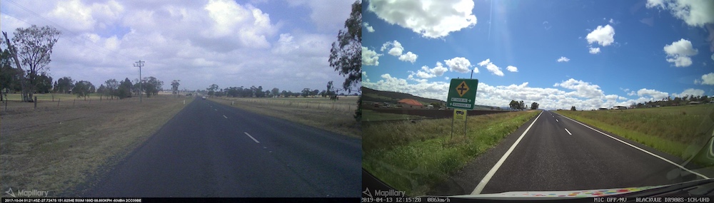 Bob's imagery improved significantly when he started using the Mapillary BlackVue