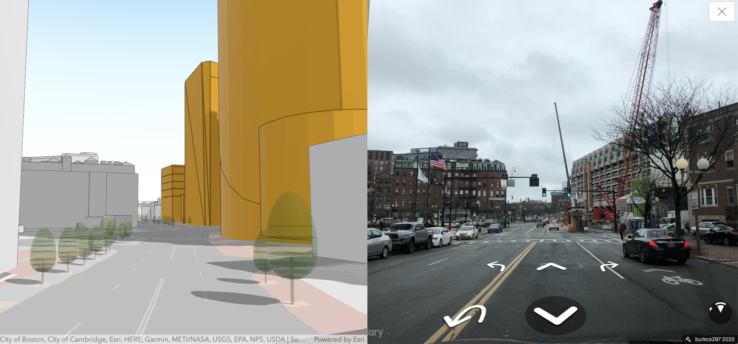 Mapillary view in ArcGIS Urban