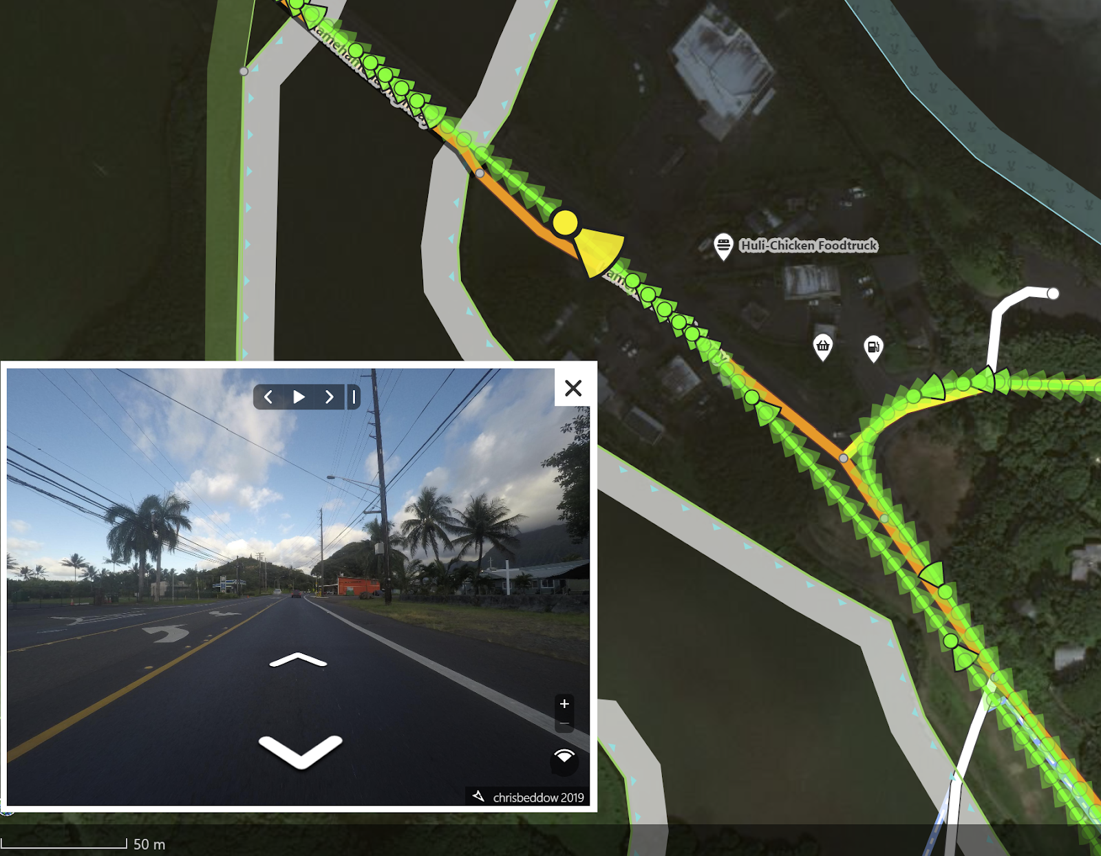 Image viewer loads in iD Editor from Mapillary.