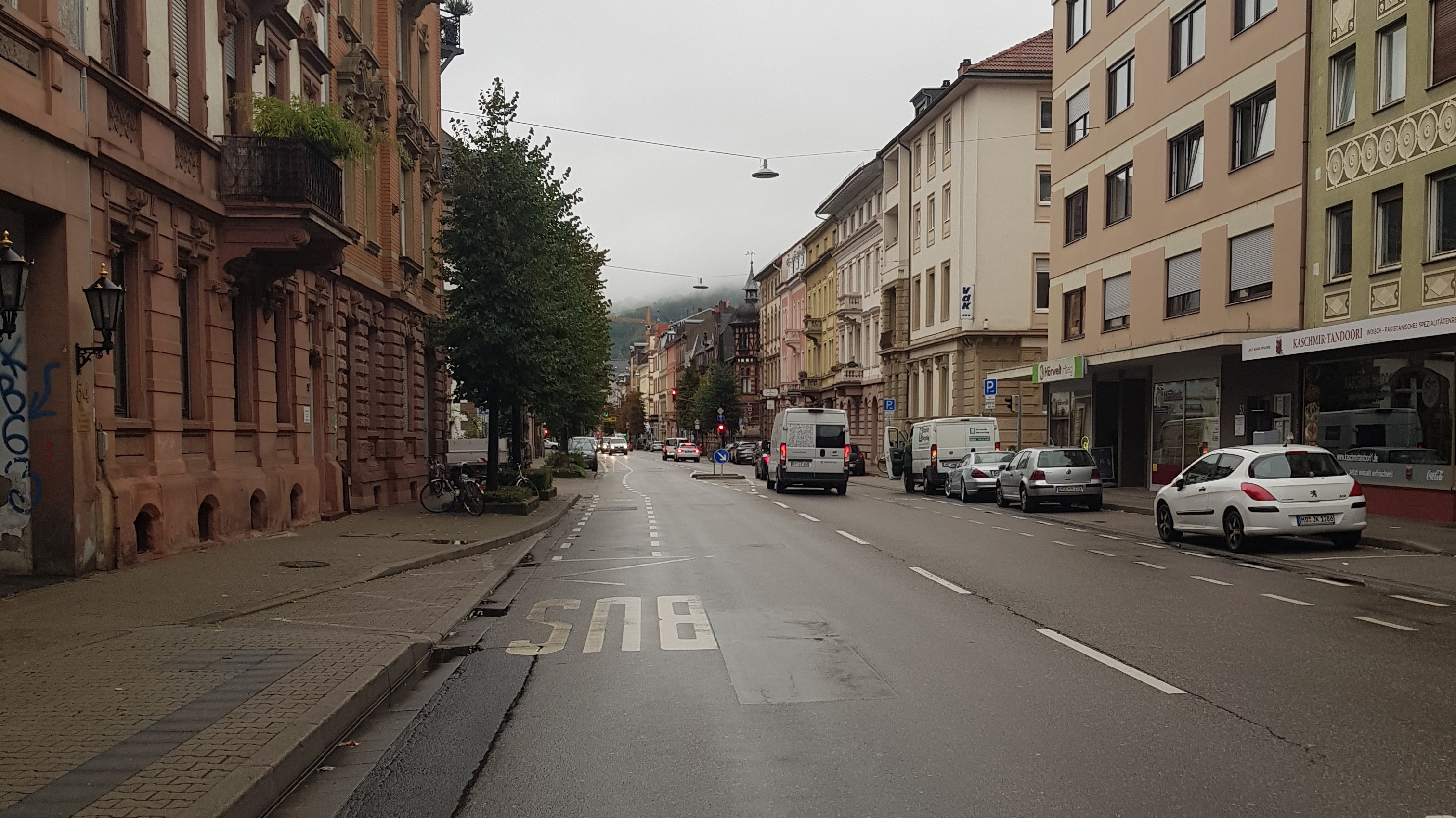 Heidelberg sidewalks